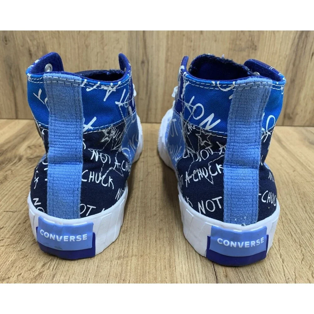 Converse Kids UNT1TL3D Hi Sneakers NOT A CHUCK 272575C University Blue Size 6